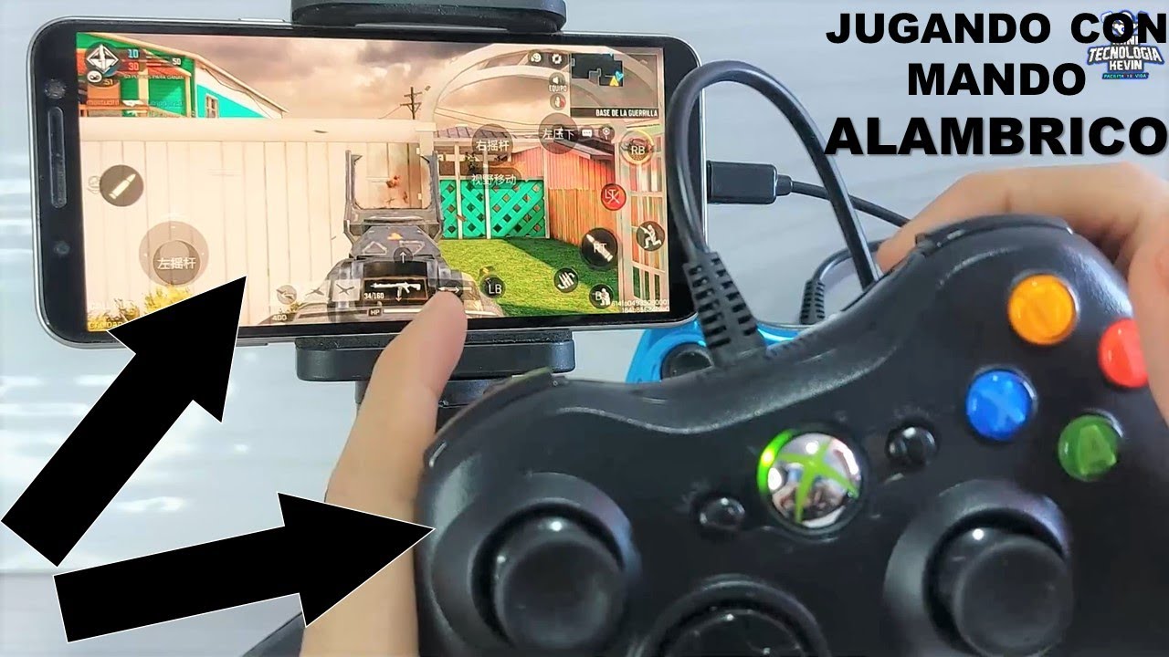 COMO JUGAR CALL OF DUTY MOBILE CON MANDO ALAMBRICO