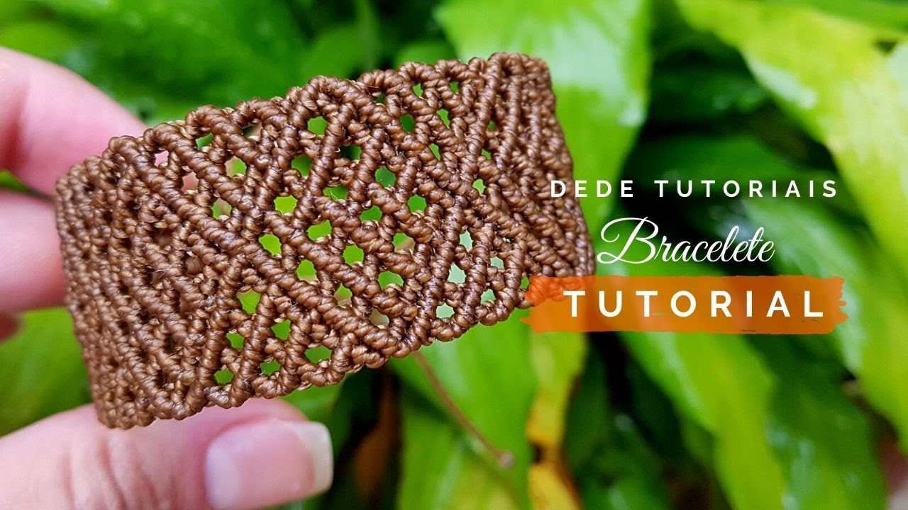 Dede Tutoriais | Como fazer um bracelete bem detalhado #288