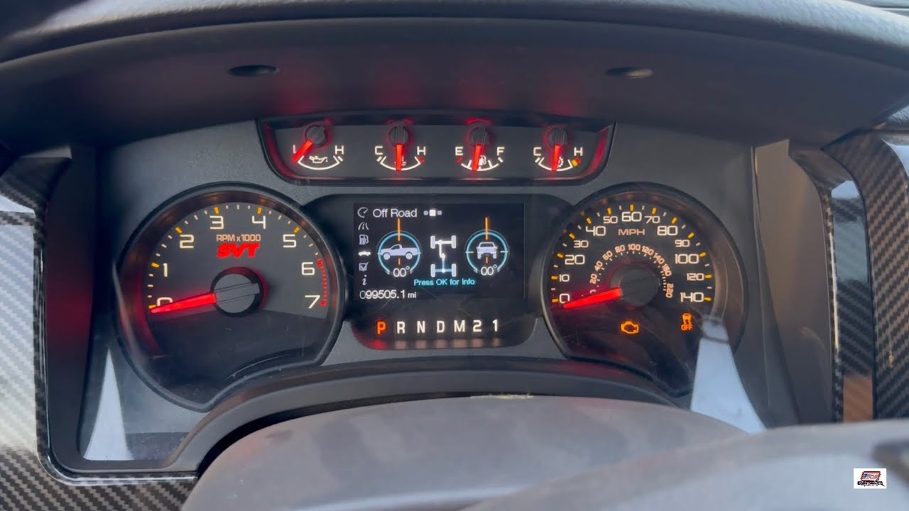 Overview of Gen 1 ford raptor off-road mode, hill decent control, and other driving modes