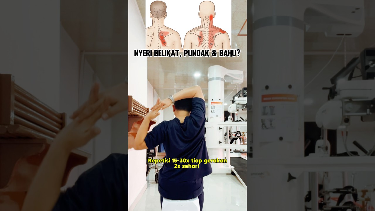 nyeri belikat, pundak & bahu? lakukan latihan ini #drpras #rhomboids #upperbackpain