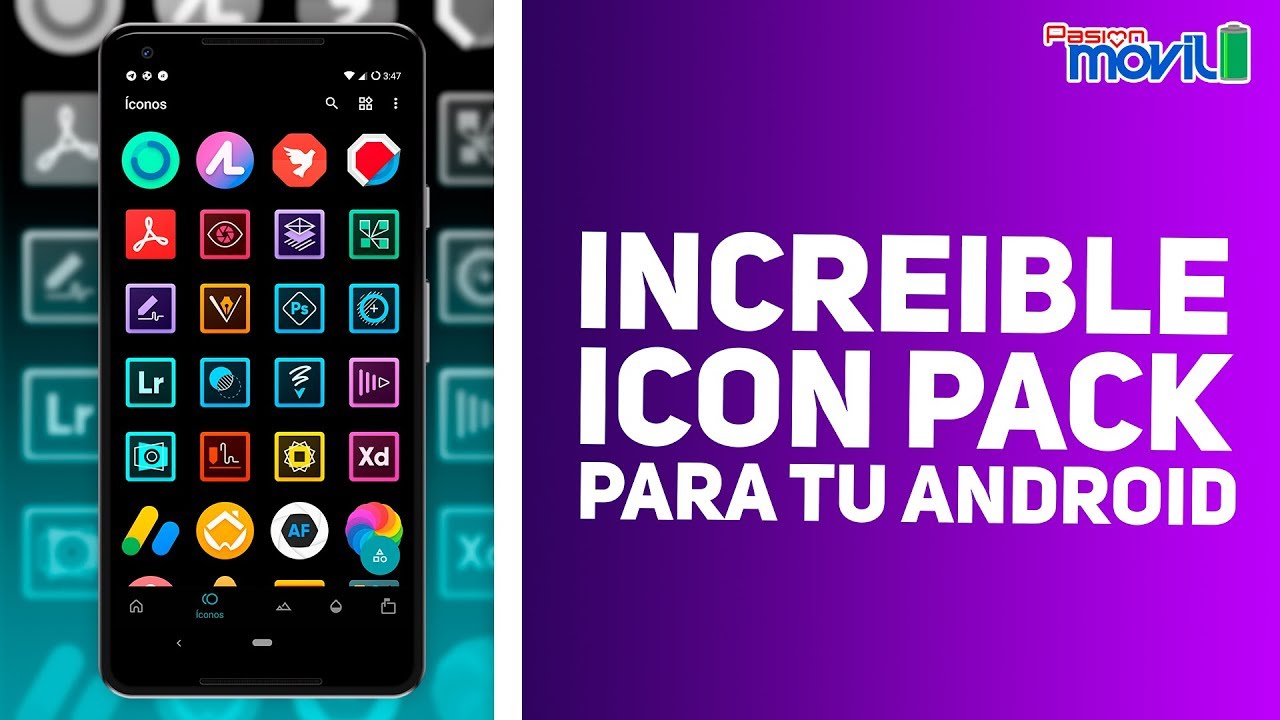 CandyCons - Un excelente pack de &iacute;conos para tu Smartphone
