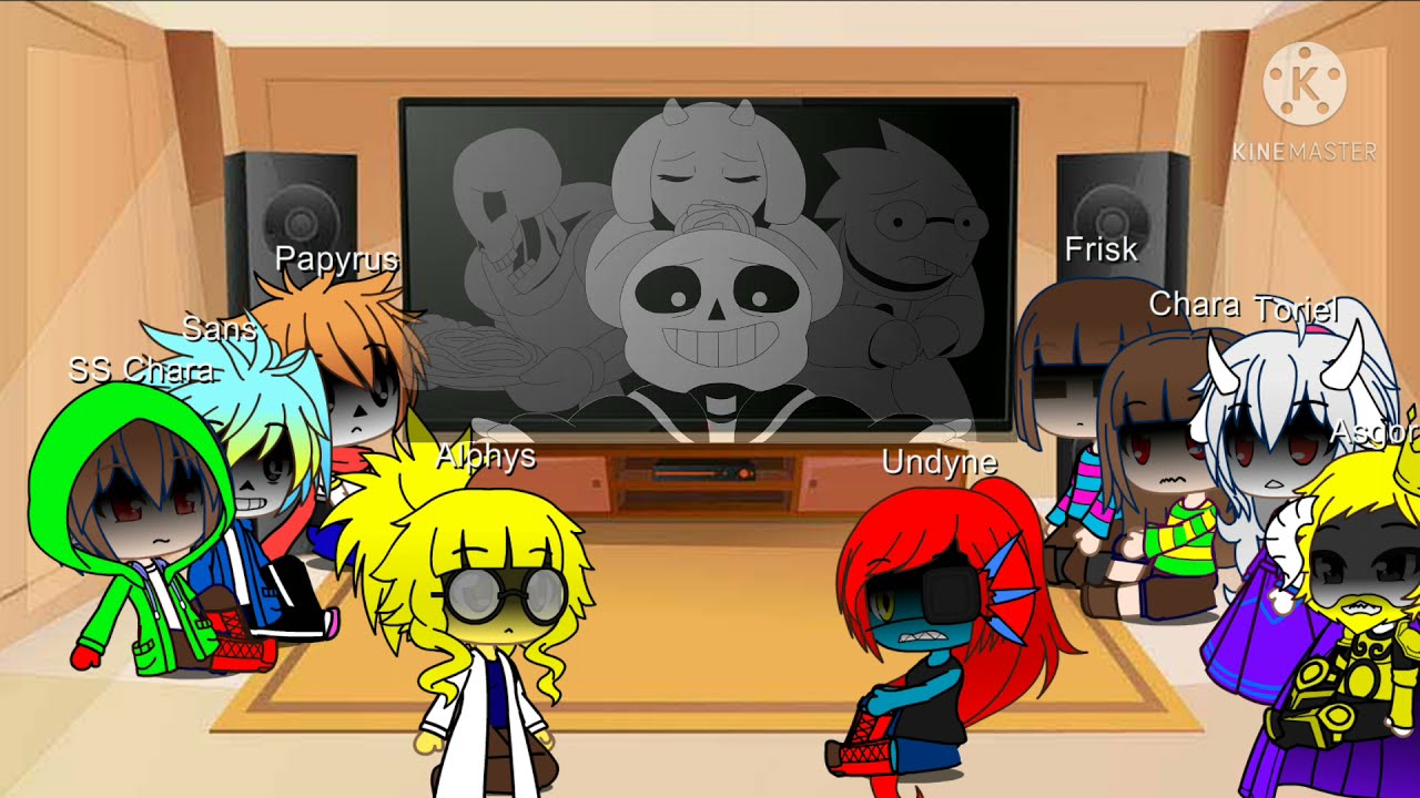 Undertale react to Stronger Than You (Sans)