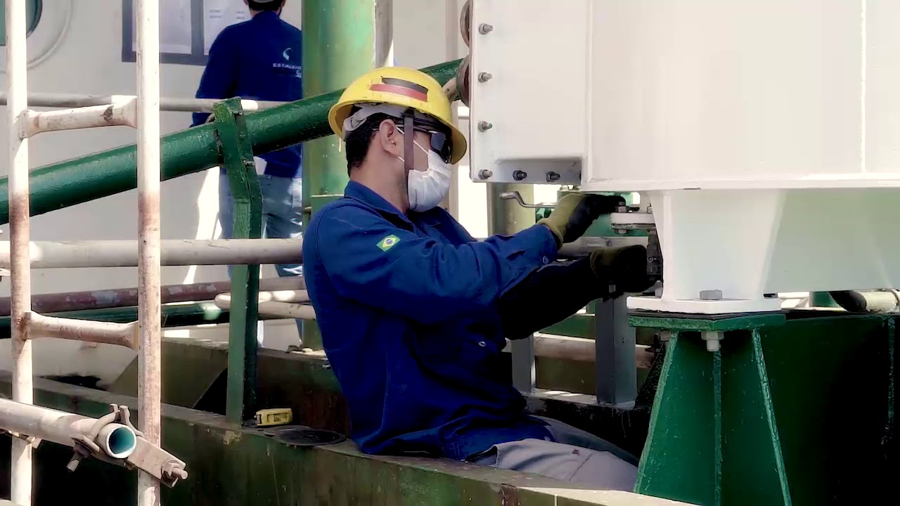 Ship maintenance: Flumar Brasil in drydock