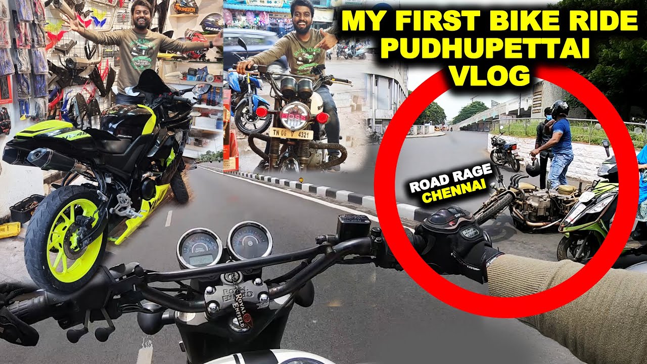 MY FIRST BIKE RIDE !! Witnessing Road Rage | Pudhupettai Vlog - City Star | DAN JR VLOGS