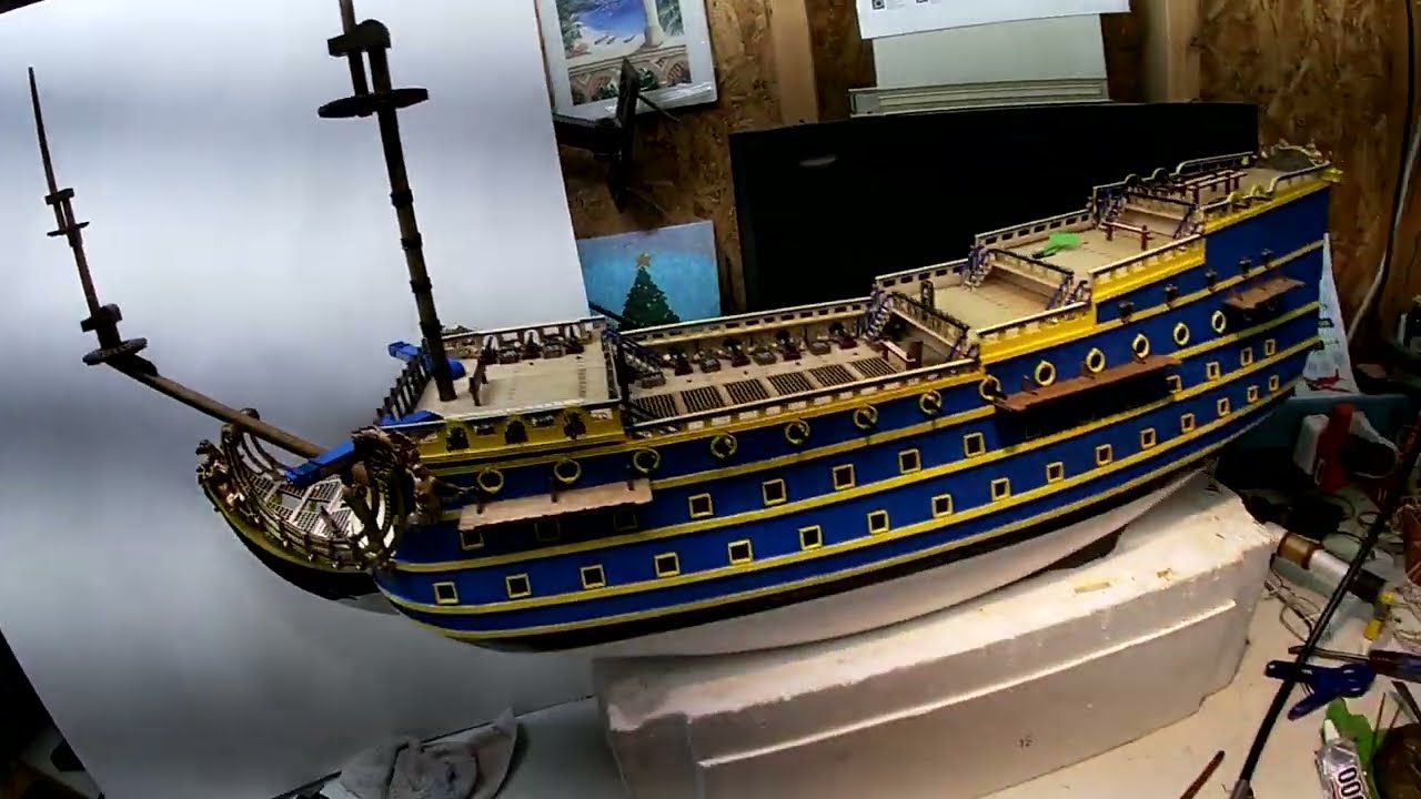 Wooden Model Ship ROYAL SUN build #50