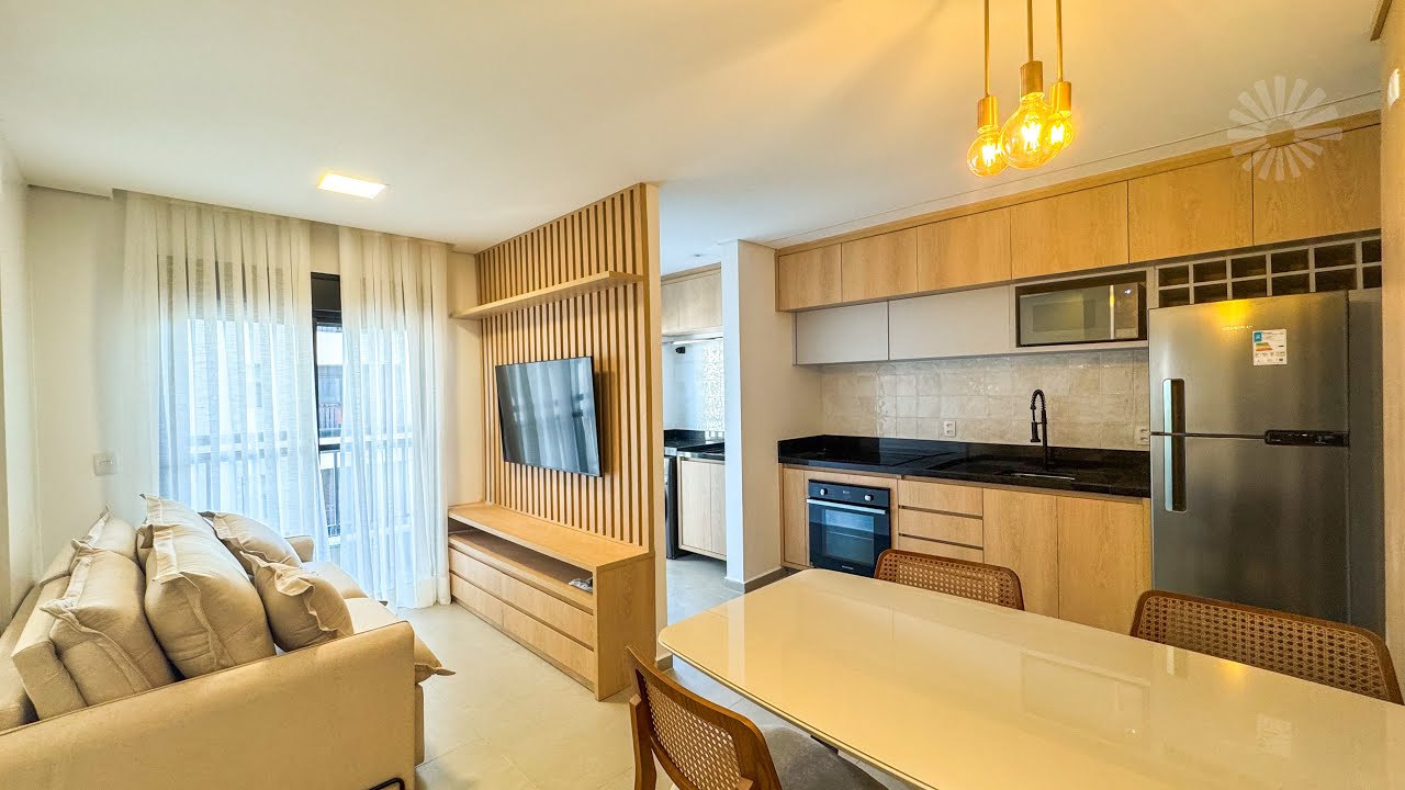 JMAP11325 Apartamento Studio mobiliado com 40m² - 18 do Forte Alphaville 