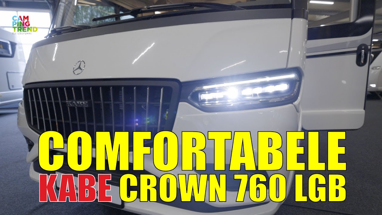 De COMFORTABELE LUXE van de KABE CROWN 760 LGB - Campingtrend