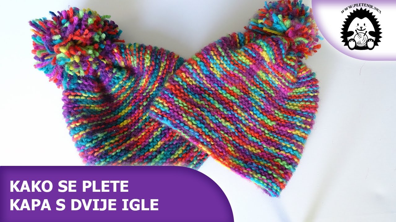 Kako se plete kapa s dvije igle - Pletenje.Net - Pletenje, Heklanje, vuna