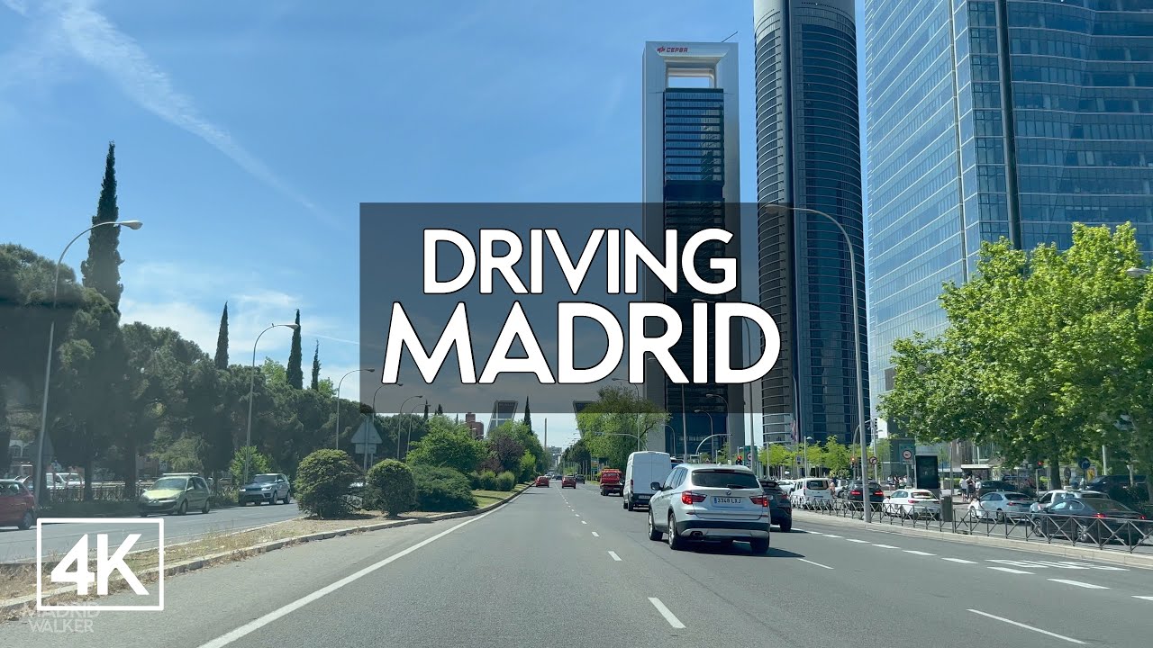 [4K] Driving Madrid | Four Towers Business Area, Bravo Murillo, Serrano | POV 4K HDR 60fps