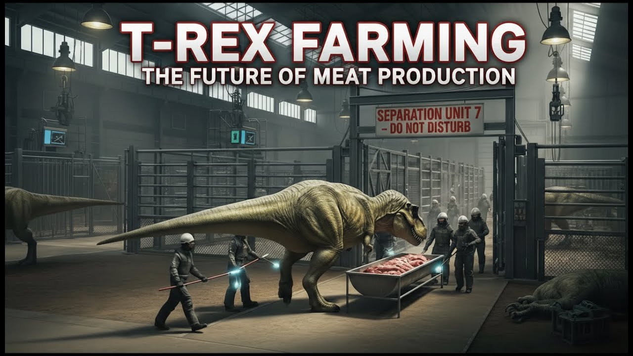 Inside the Dinosaur Farm: How T-Rex Are Farmed | Full Process