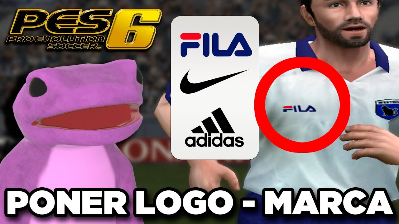 INSERTAR LOGOS o MARCAS de CAMISETAS - PES 6