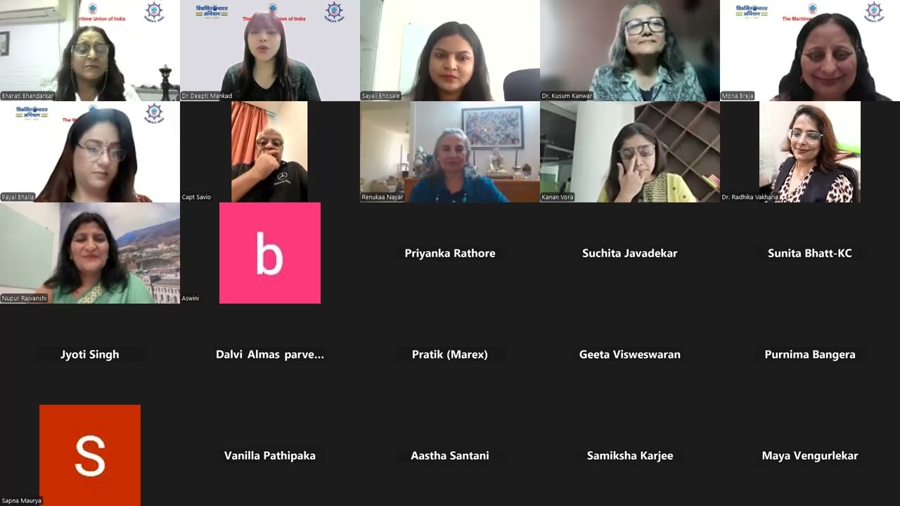 Financial Literacy Webinar | Maritime Union of India – Women’s Wing