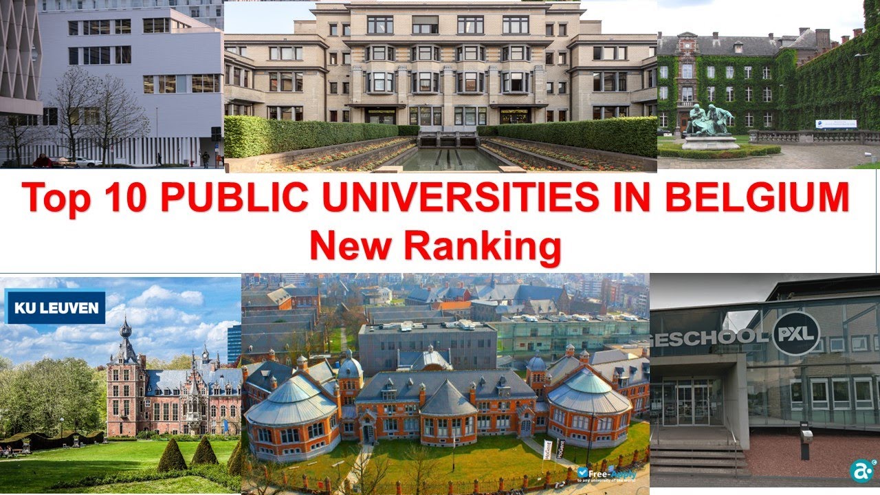 Top 10 PUBLIC UNIVERSITIES IN BELGIUM New Ranking