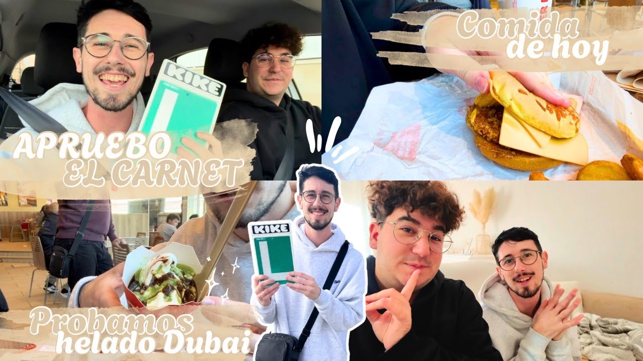 ¡AGUS APRUEBA EL CARNET! 🚗 + PROBAMOS EL NUEVO MENÚ DE BK🍔