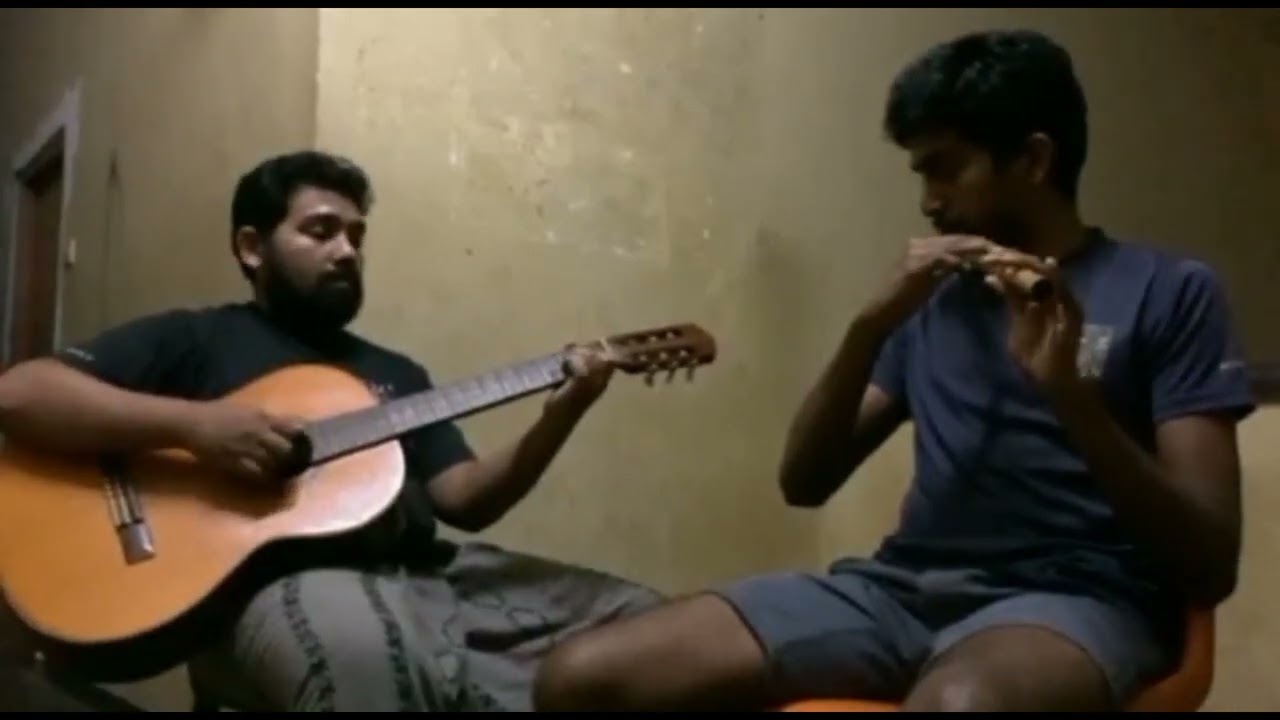 Awasan Satana  (අවසන් සටන) | Flute + Guitar Instrumental Cover | Udakara & Sandeepa