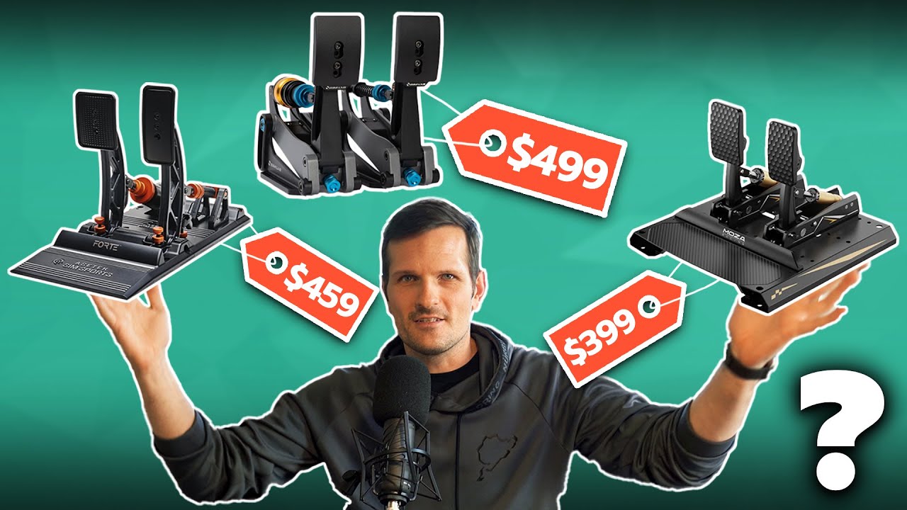 Would we spend $600 on MOZA CRP2, Asetek or Sim-Lab PEDAL SETS?