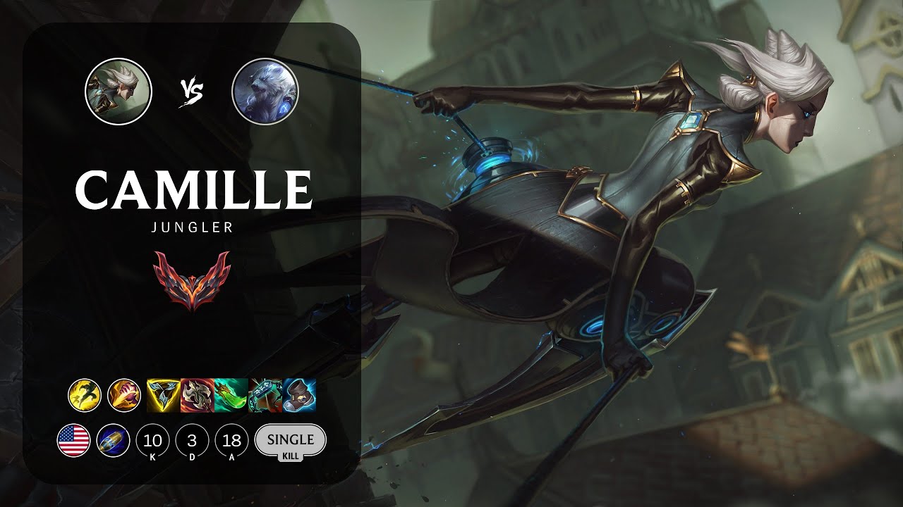 Camille Jungle vs Volibear - NA Grandmaster Patch 14.4