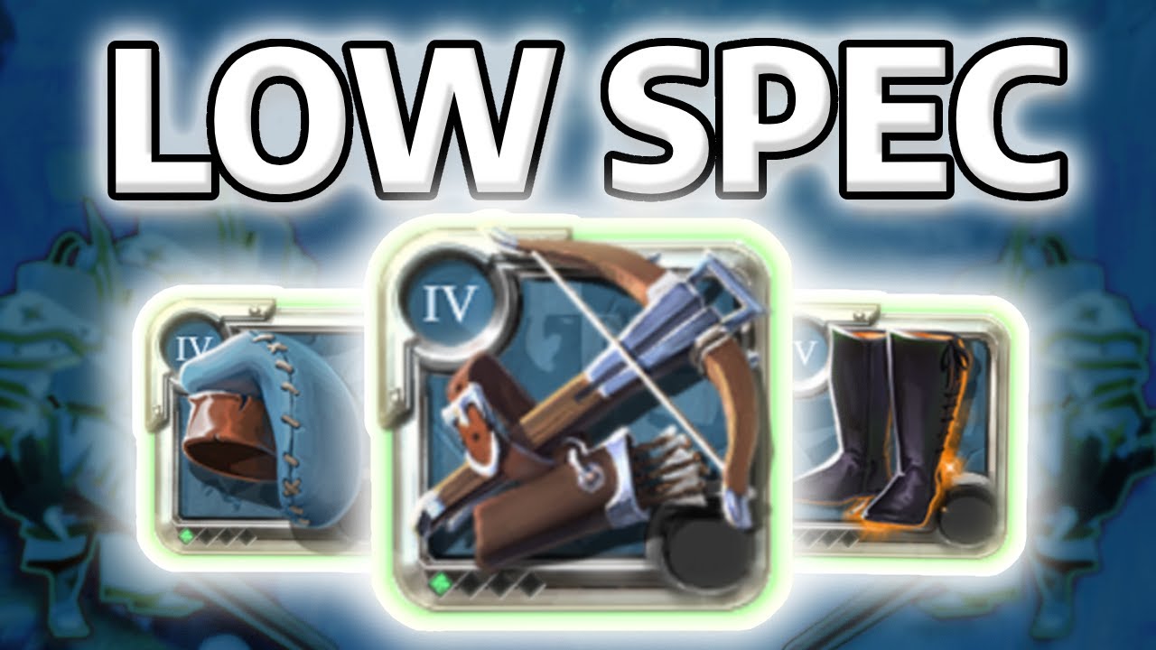LOW SPECs are enough for this 4.1 ONESHOT crossbow - albion online mists