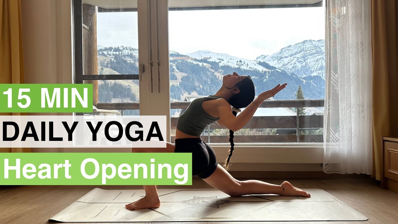 15 Minute Heart Opening Vinyasa Yoga Flow
