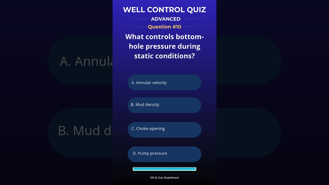 Well Control Quiz Q10 (Advanced) | Test Your Knowledge