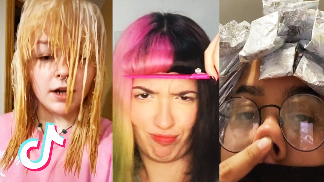 TikTok Hair Fails 😂 (Color Dye, Hair Cutting, Diy) *PART 10*