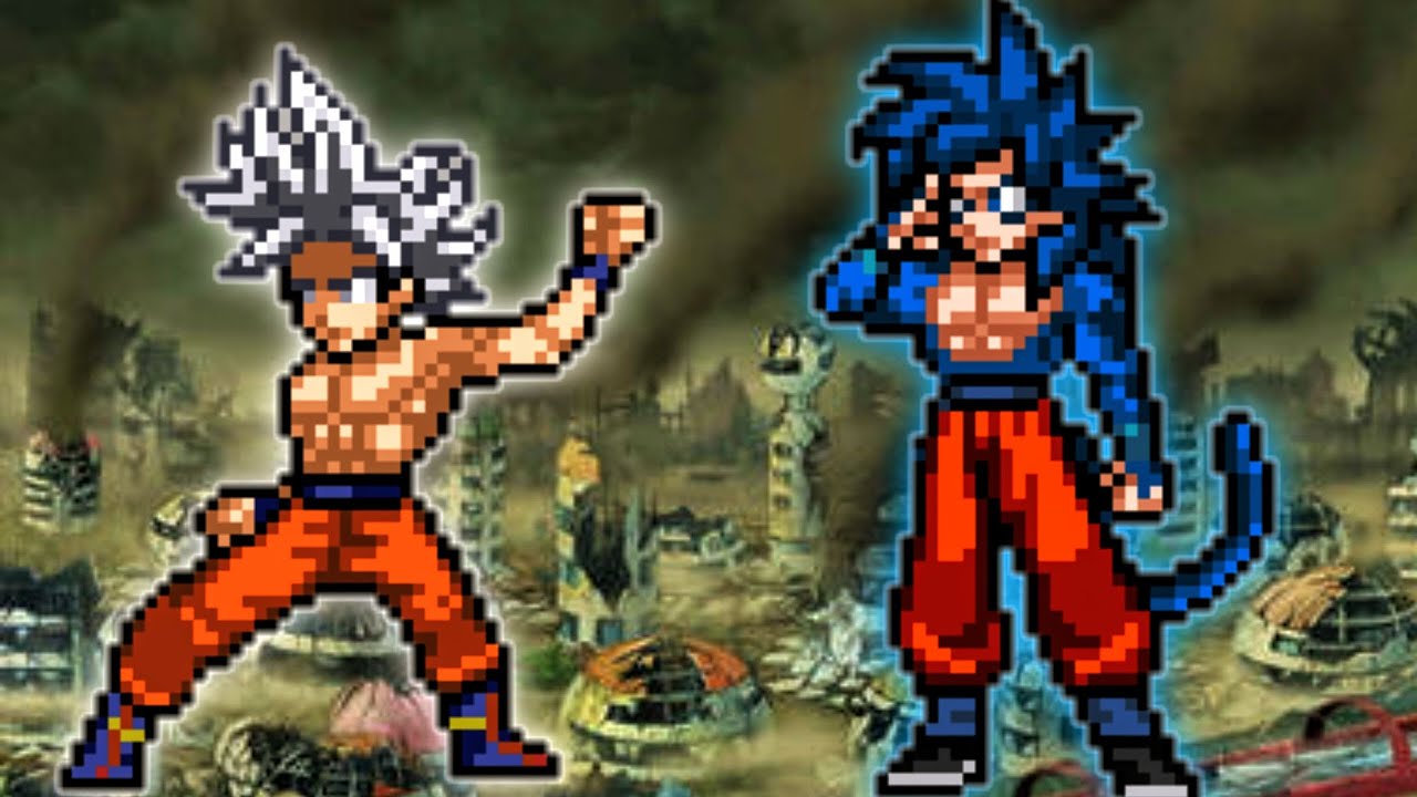 Goku Full OP(All Form)(New) VS Goku TP OP(All Form) in Jump Force Mugen