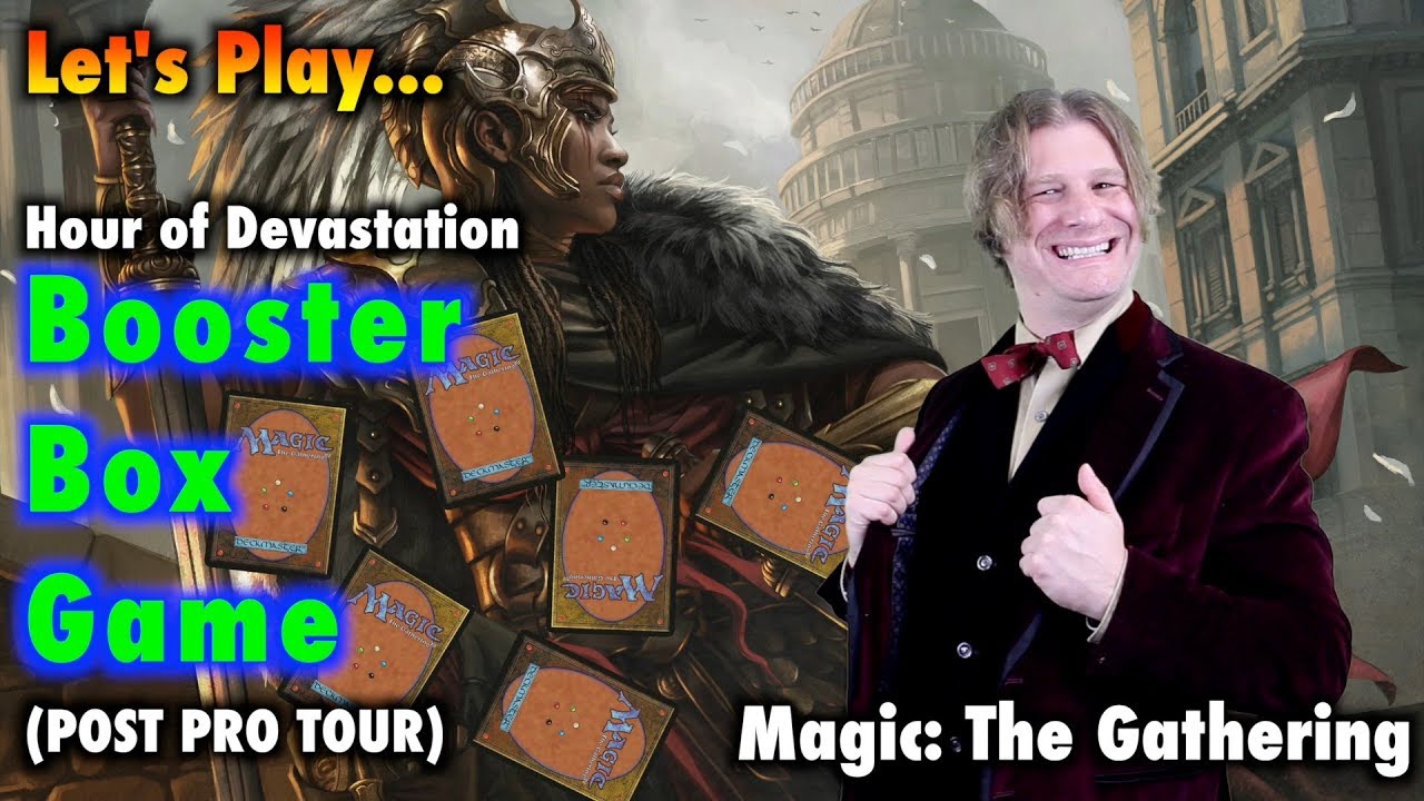 Let's Play The Hour of Devastation Booster Box Game - Magic: The Gathering (Post Pro Tour Unboxing)