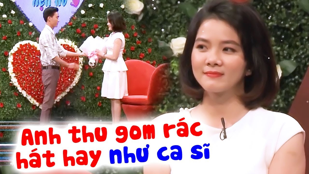 Anh thu gom rác có GIỌNG HÁT VÀNG thu phục Cô nàng xinh đẹp YÊU KIỀU và cái kết | Hẹn Hò Hát Hay