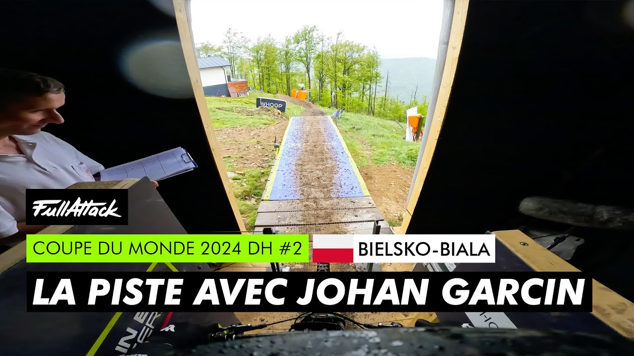 Bielsko-Biala DH World Cup 2024 🔥👀 La piste complète en GoPro avec Johan Garcin