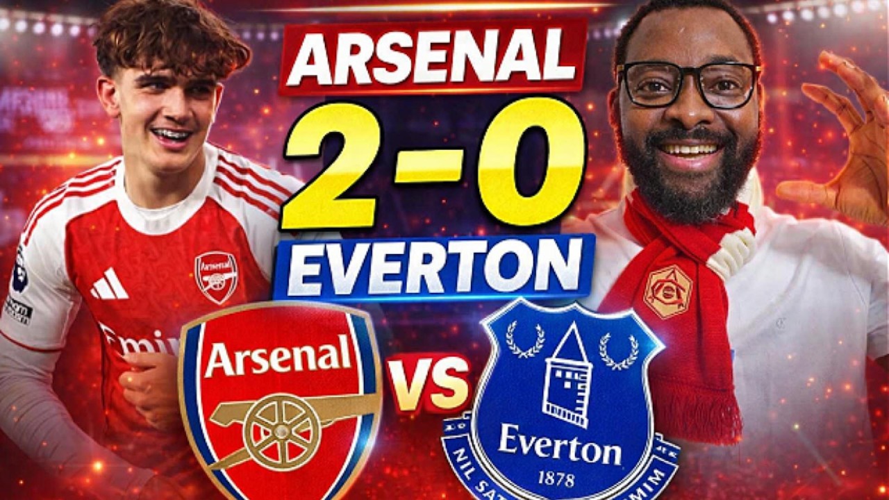 Arsenal 2 vs 0 Everton! A STAR WAS BORN. MAX DOWMAN!
