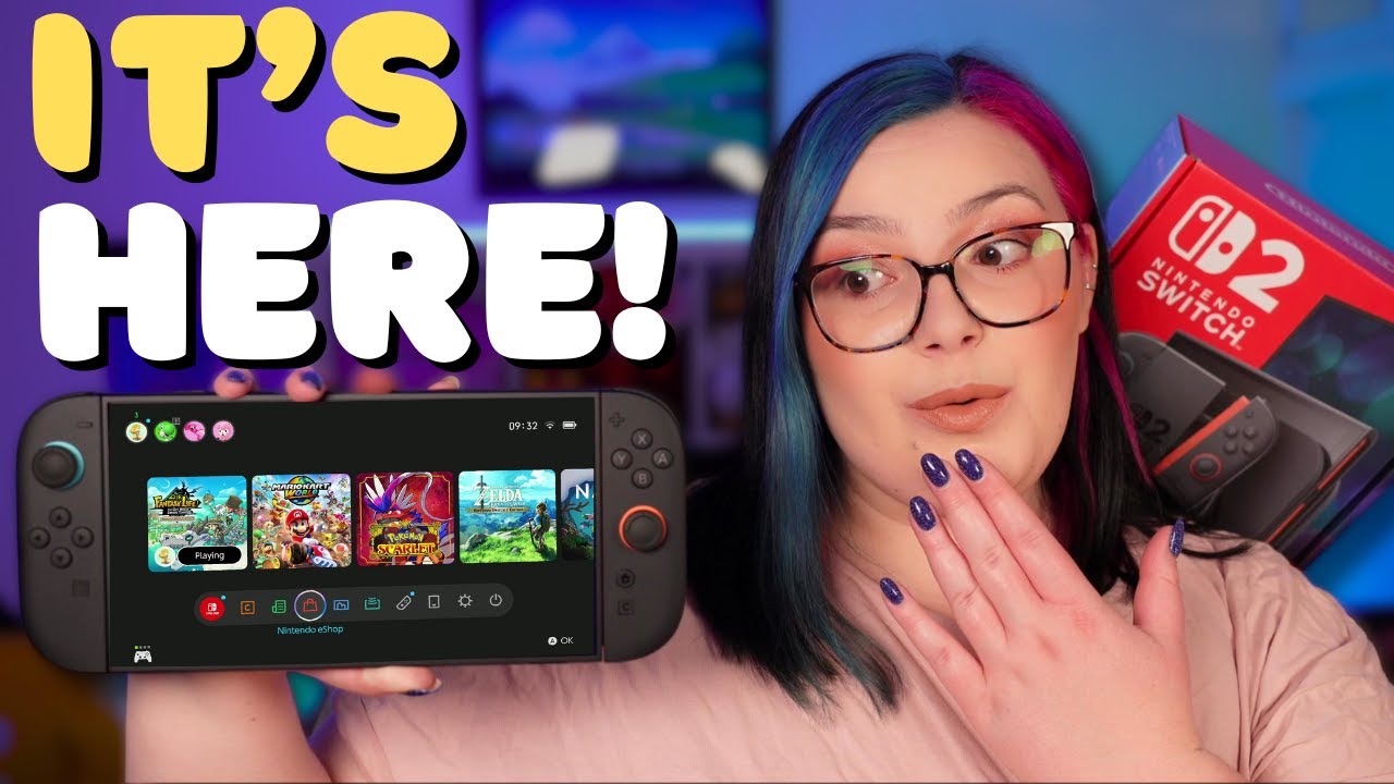 The Nintendo Switch 2 Is FINALLY Here! (Unboxing and Gameplay!)