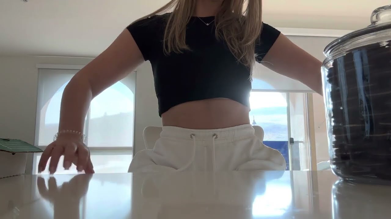 Marble counter tapping ASMR - tapping/ scratching / glass sounds