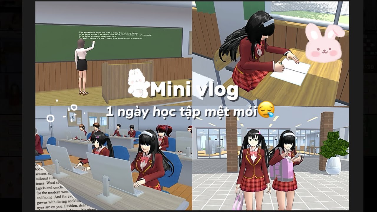 Mini vlog: ngày học mệt mỏi😪📚 #foryou #sakuraschoolsimulator #trending #vairalvideo @vaniday:33
