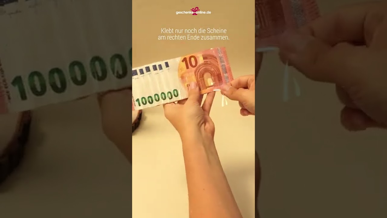 Geldgeschenk zur Hochzeit - Erste Million &Uuml;berraschungsbox