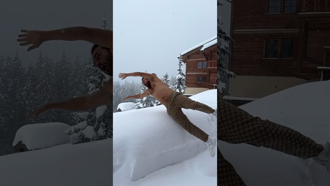😝😝Fun Day In The Snow #shorts #shortsfeed #snow #snowplay #snowfall #viral #trending #trend #play