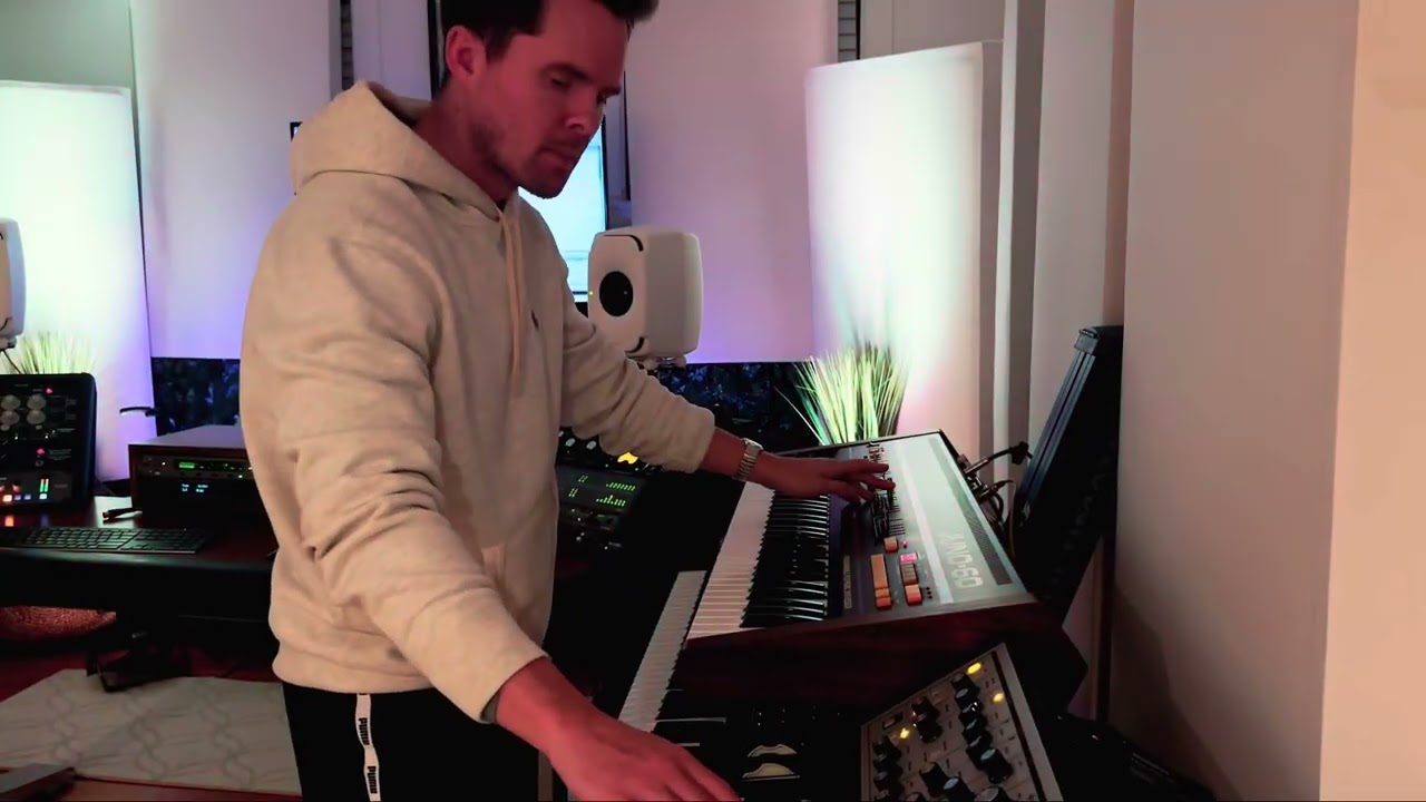 Juno-60 Madness with a Moog Subphatty - No Talking