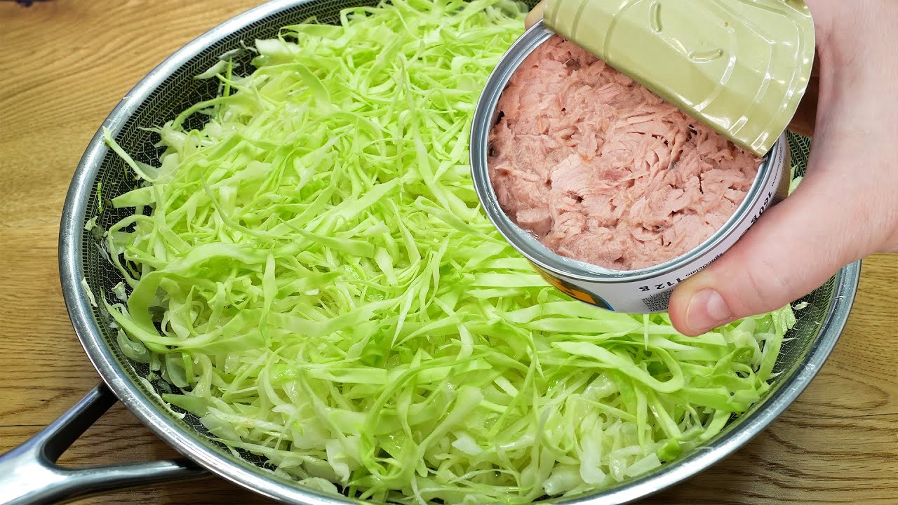 У вас дома есть капуста, консервированный тунец и картофель? Лучшие рецепты капусты. Рецепт капусты