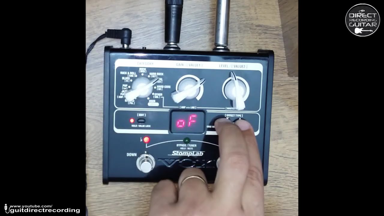 VOX STOMPLAB LEAD Guitar: Speed Symphony Lead | How to Program