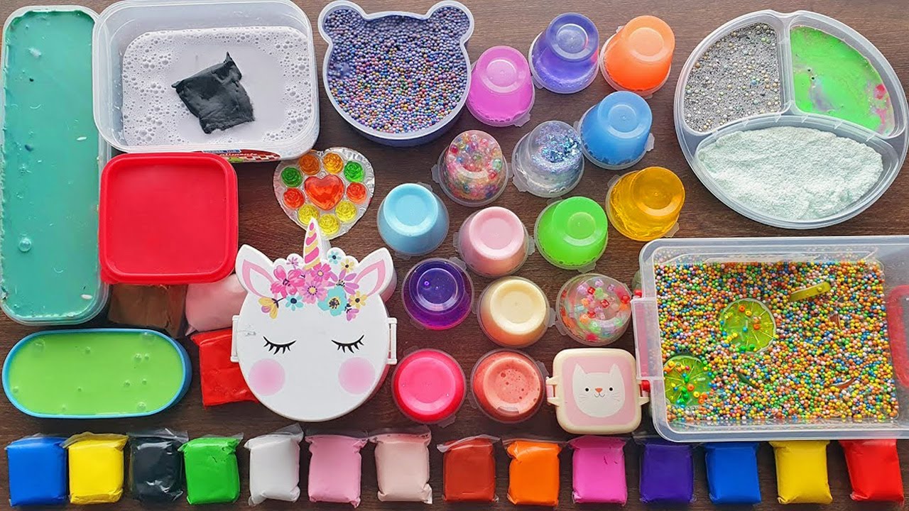 Satisfying Slime Mixing with Clay - Izabela Stress 