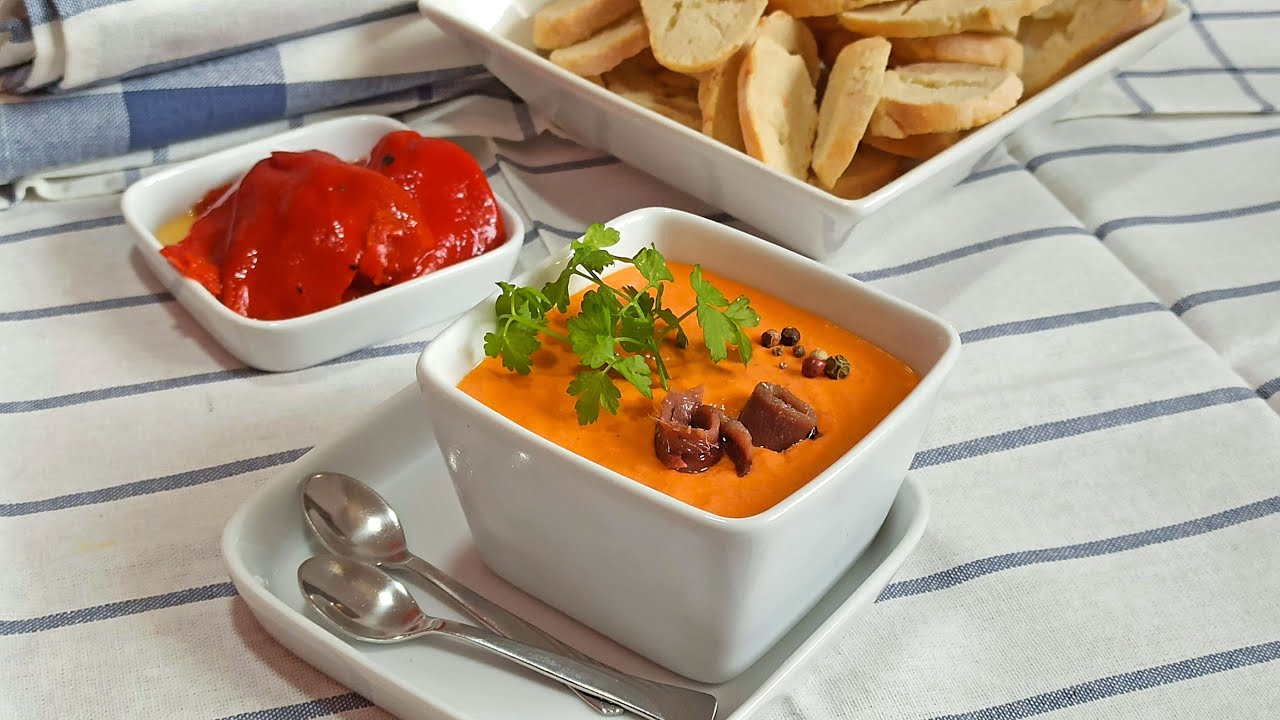 🌶🍴No creerás lo rico que está este paté o crema untable de pimientos del piquillo | El Dulce Paladar