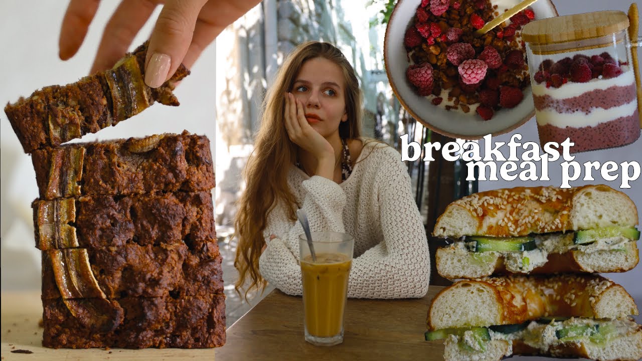BREAKFAST MEAL PREP // vegan & easy // 5 recipes