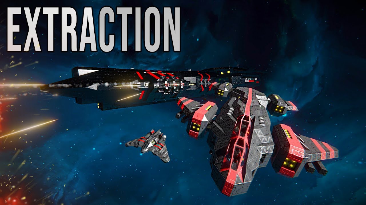 Space Engineers - Extraction - RWI Space Battle (Cinematic)