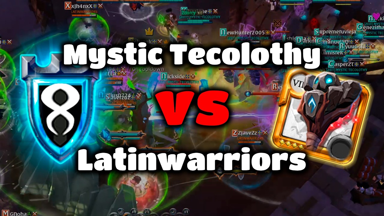 Mystic Tecolothy vs Latinwarriors - Caller PoV | Albion Online ZvZ.