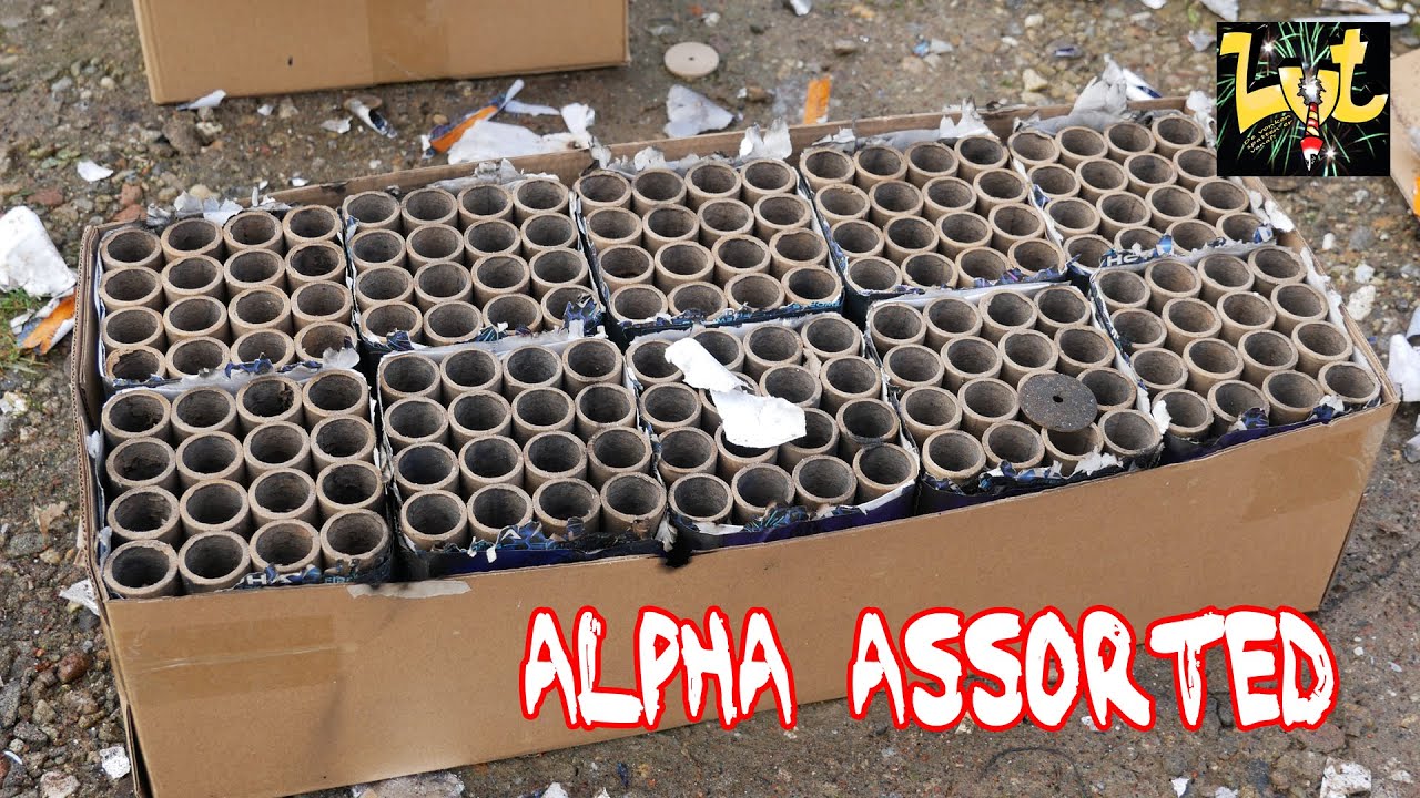 Alpha Assorted 10 x 16 shots cakes Alpha Fireworks