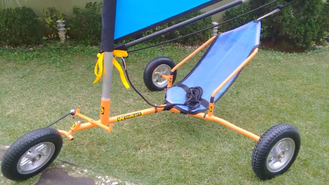 montando carro a vela