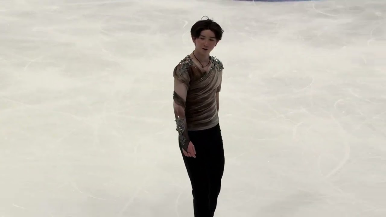 2026 Junior Worlds Rio Nakata JPN free program practice Tallinn, EST 06/03/2026