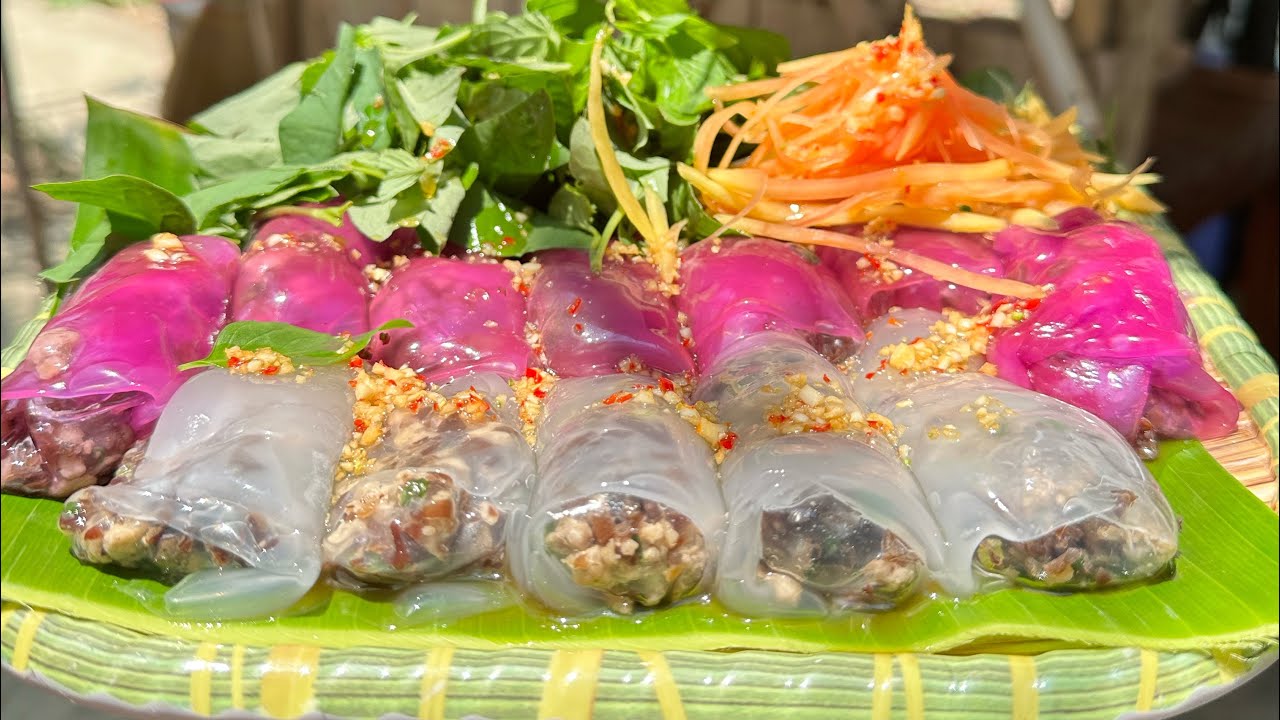 Một cách làm bánh cuốn mới lạ “ KO” dùng bột cũng ko dùng bánh tráng