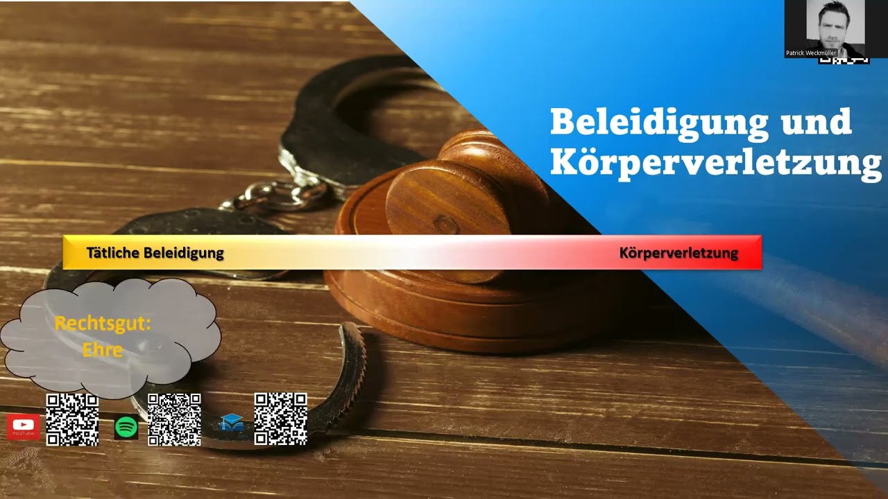 §223 Vorsätzliche Körperverletzung kurz erklärt