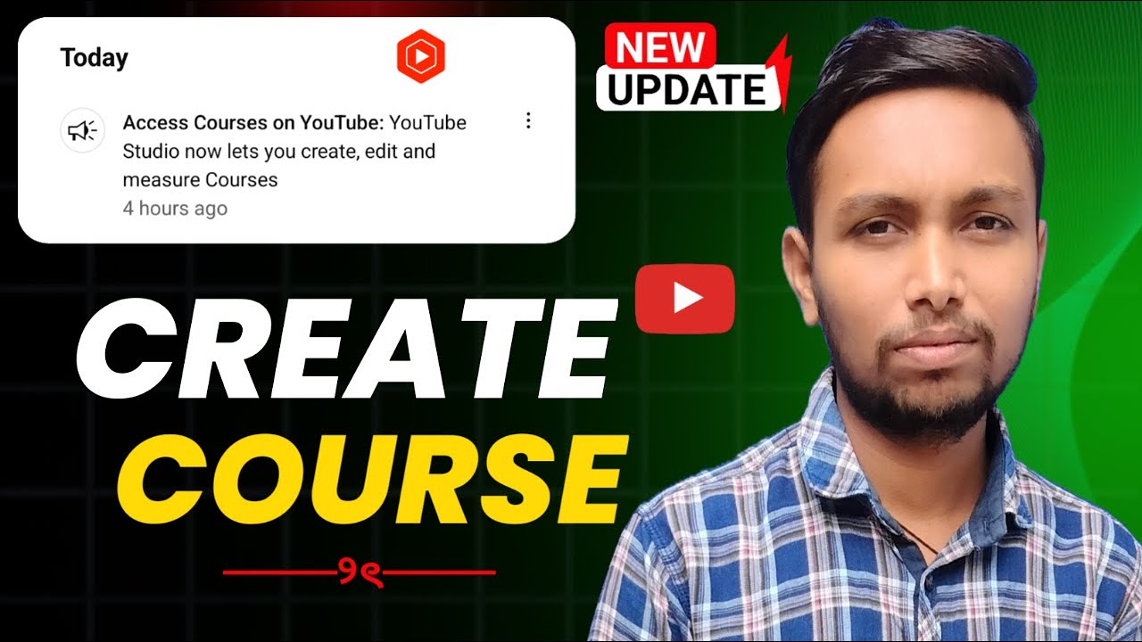 Access Courses On YouTube | YouTube New Update | YT Studio New Notification
