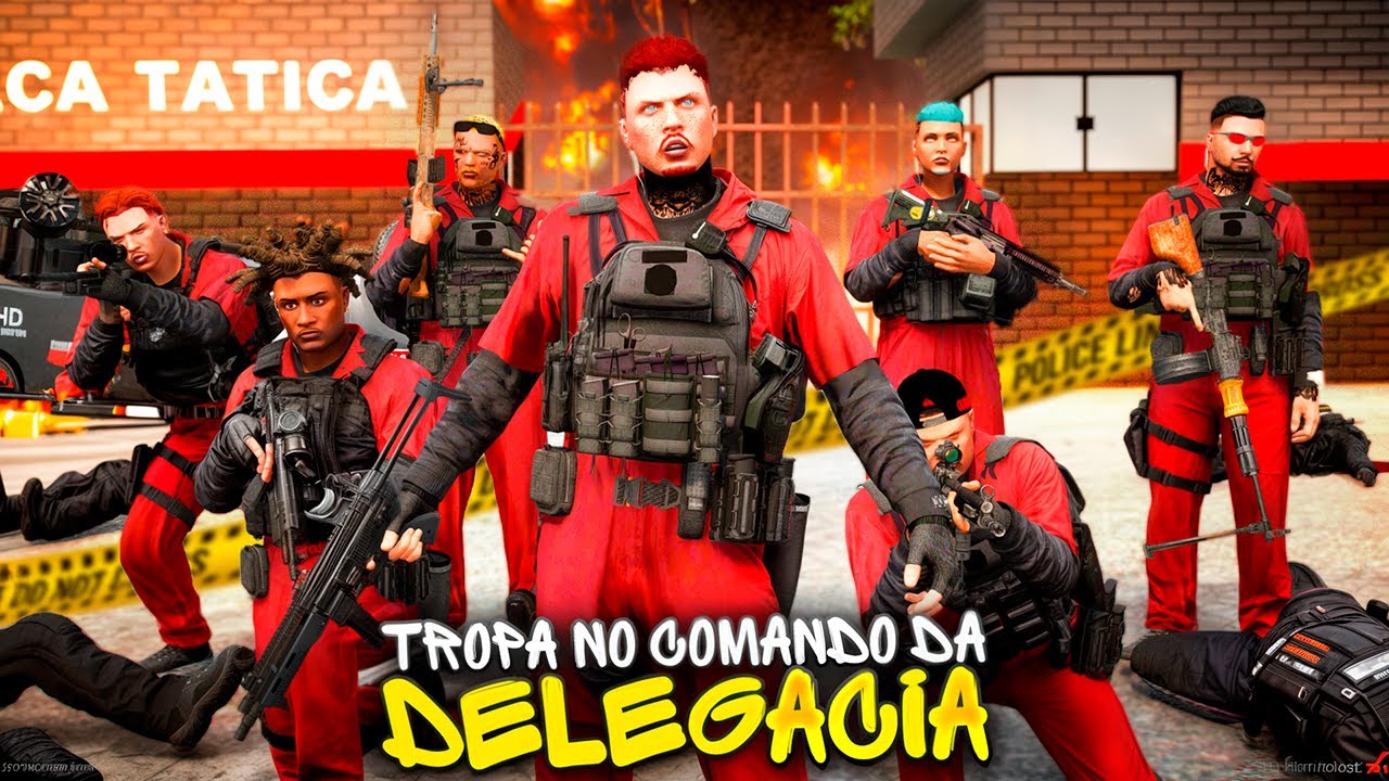 GTA V: VIDA DO CRIME | A VERDADE SOBRE O MAGRELO NA INVASÃO DA DELEGACIA FOI CHOCANTE!⚰️ |#36